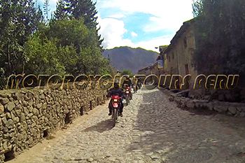 Ollantaytambo village - Part of the Motorcycle tour to Lares Hot springs